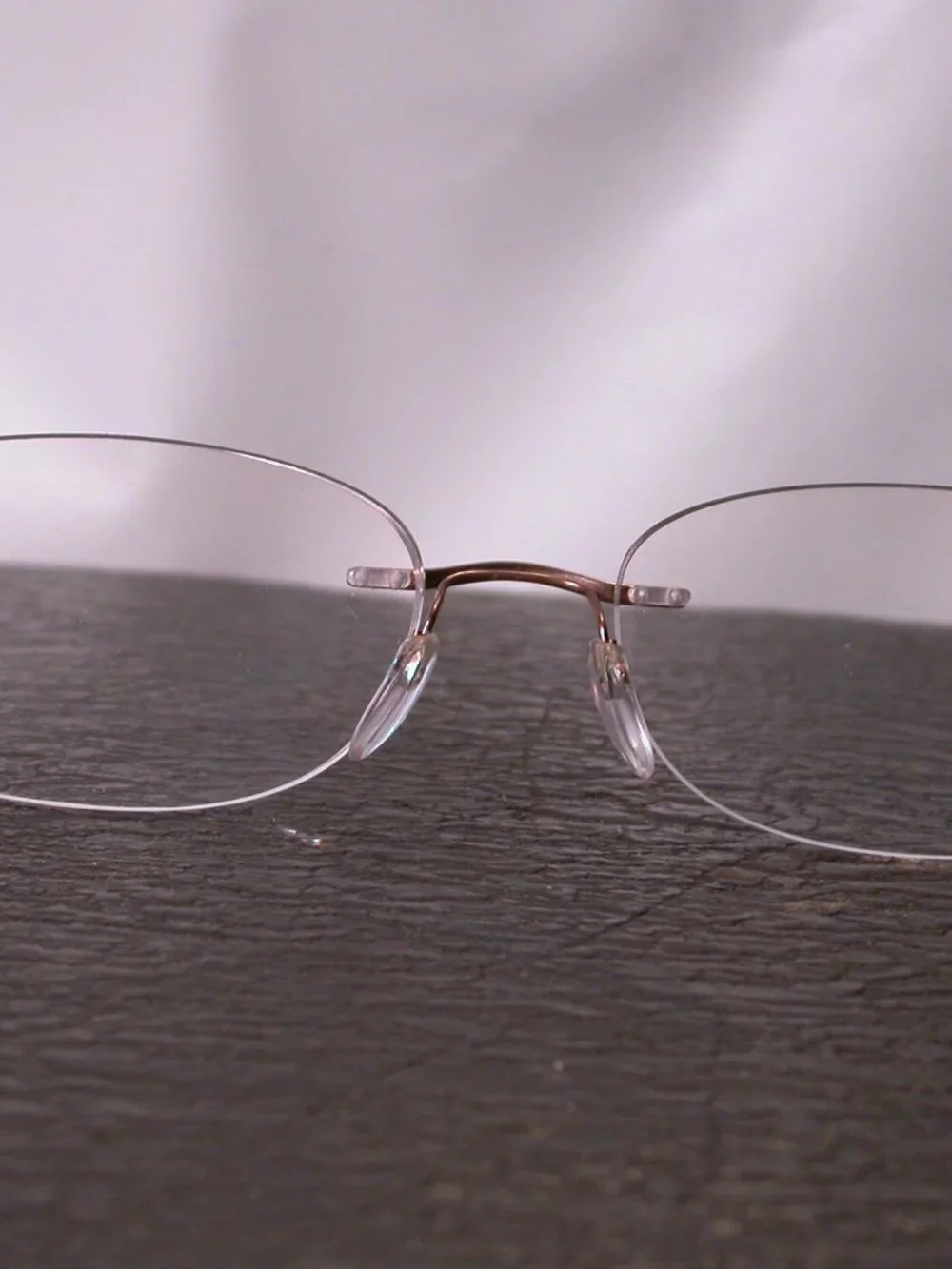 Silhouette Titan Frameless Beige Clear Eyeglasses Made in Austria